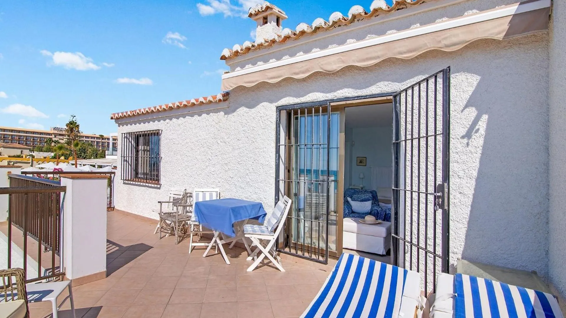 Superb Beachfront Villa With Guest House 50M Opposite La Cala De Mijas