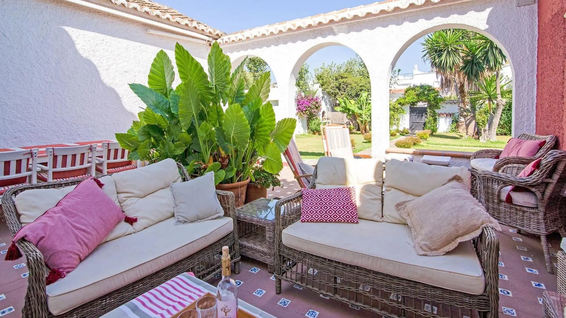 Superb Beachfront Villa With Guest House 50M Opposite La Cala De Mijas Spain