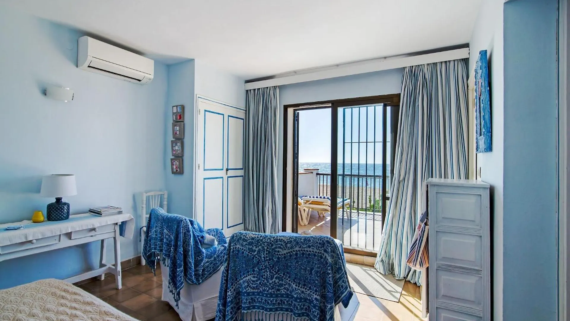 Superb Beachfront Villa With Guest House 50M Opposite La Cala De Mijas